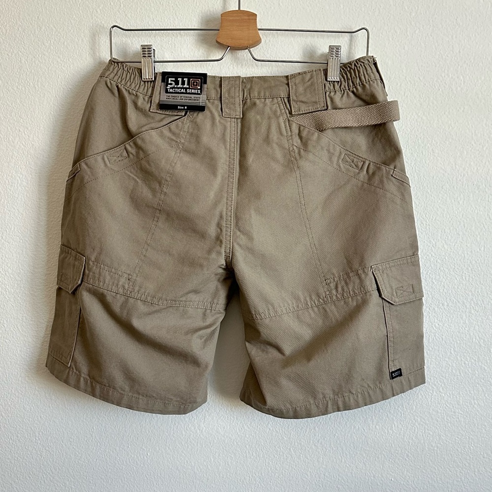 5.11 Tactical Tan / Khaki  Cotton Cargo Shorts Size 8 - Picture 2 of 10